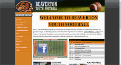 Desktop Screenshot of beavertonfootball.com