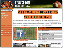 Tablet Screenshot of beavertonfootball.com